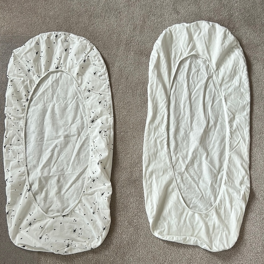 Two snoo sheets EUC